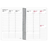 ECOLINE A6 UGEKALENDER SORT  2018 MAYLAND