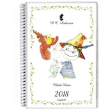 SPIRALKALENDER 1 DAG PP 2 ILLU. H.C.A.  2018 MAYLAND