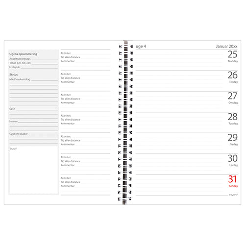 TRÆNINGSKALENDER PP  2018 MAYLAND