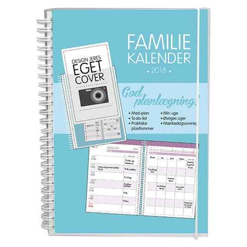 FAMILIENS A5 UGEKALENDER PP  2018 MAYLAND