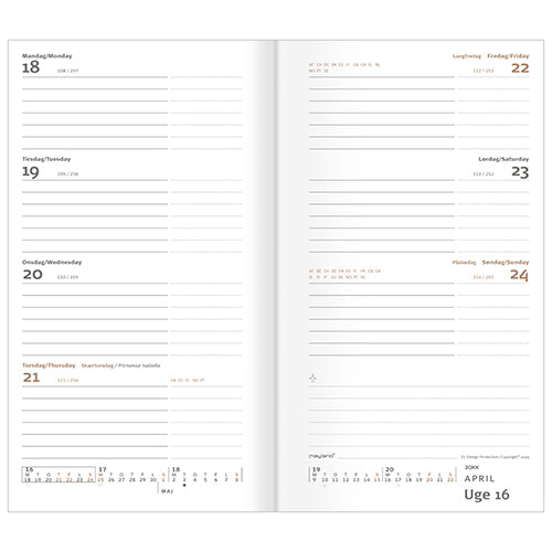 CITY WEEK PLANNER SORT  2018 MAYLAND