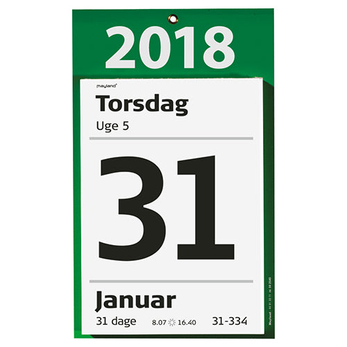 KÆMPE AFRIVNINGSKALENDER 2018 MAYLAND