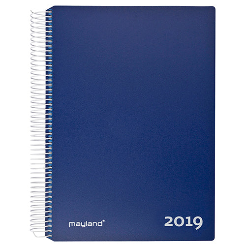TIMEKALENDER 1-DAG PP BLÅ  2019 MAYLAND