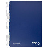 TIMEKALENDER 1-DAG PP BLÅ  2019 MAYLAND