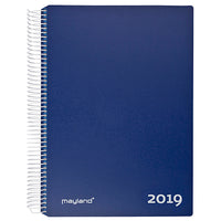 TIMEKALENDER 1-DAG PP BLÅ  2019 MAYLAND
