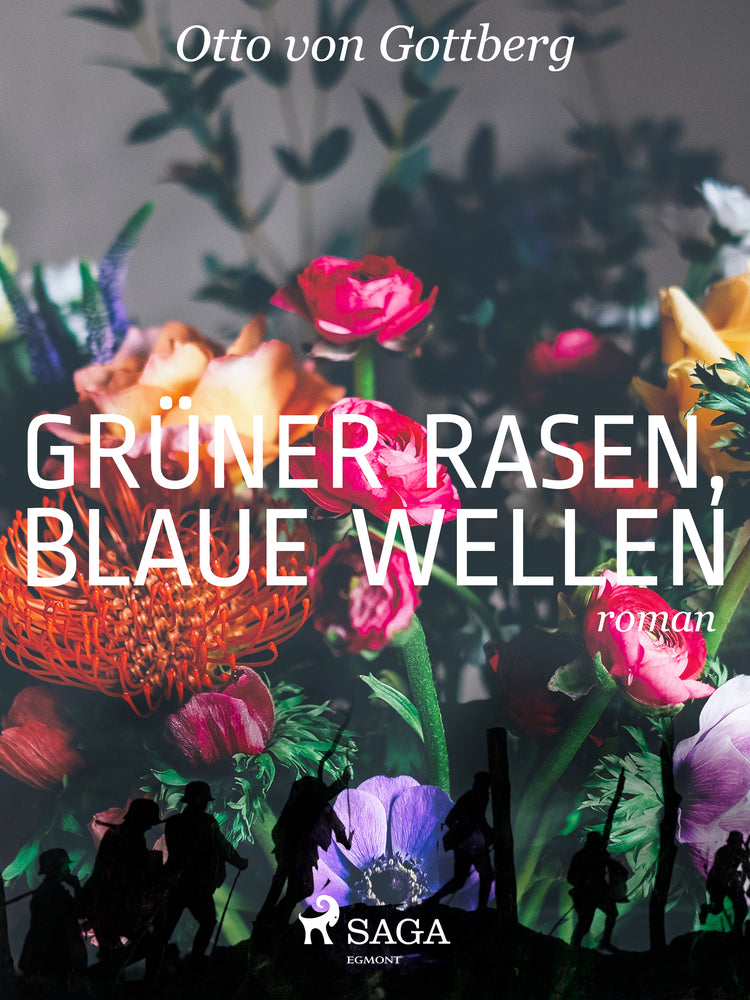 Grüner Rasen, blaue Wellen