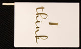 NOTESBOG HVID I THINK A5