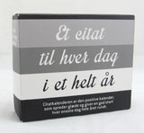 CITATKALENDER SORT/HVID 365 DAGE