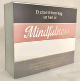 CITATKALENDER MINDFULNESS GULD FOIL 1M SNOR 7 TRÆKLEMMER