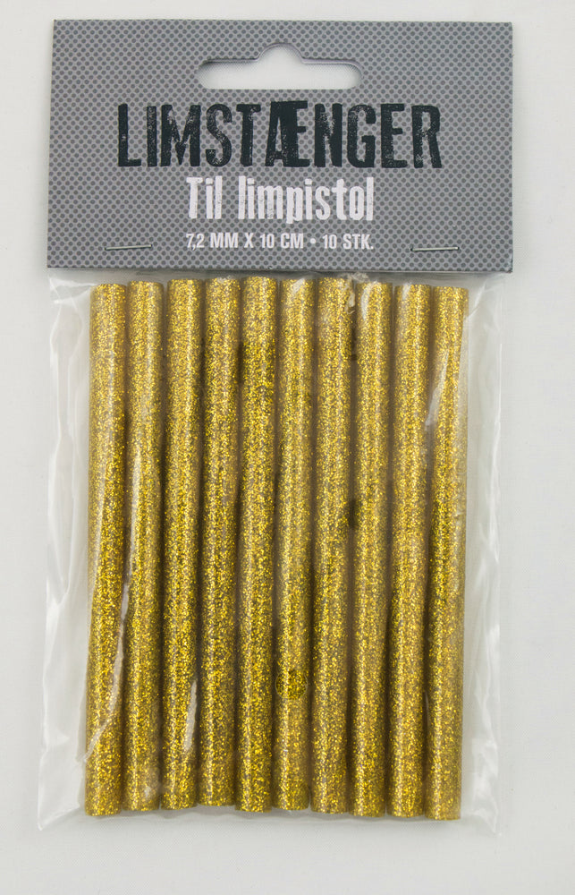 Limstænger guld 10stk. all temp 7,2mm.