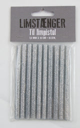 Limstænger sølv 10stk. all temp 7,2mm.