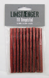 Limstænger rød 10stk. all temp 7,2mm.
