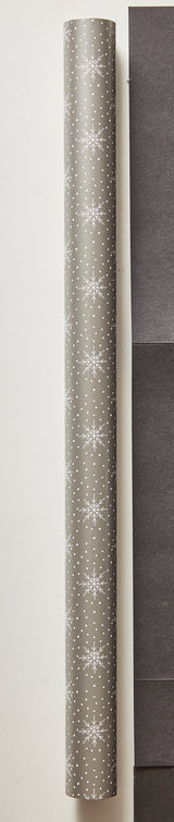 GAVEPAPIR STJERNER SØLV PRINT 3 M