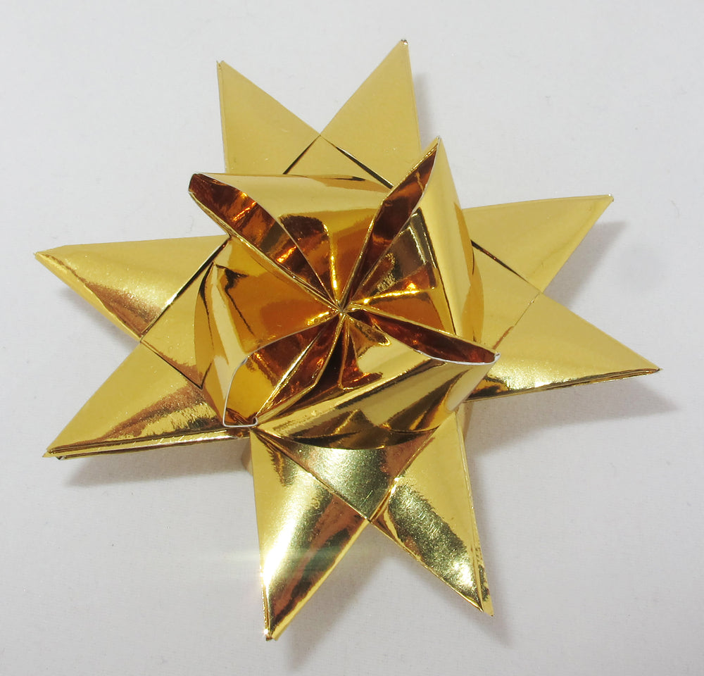 STJERNESTRIMLER GLITTER GULD 15 MM 24 STK