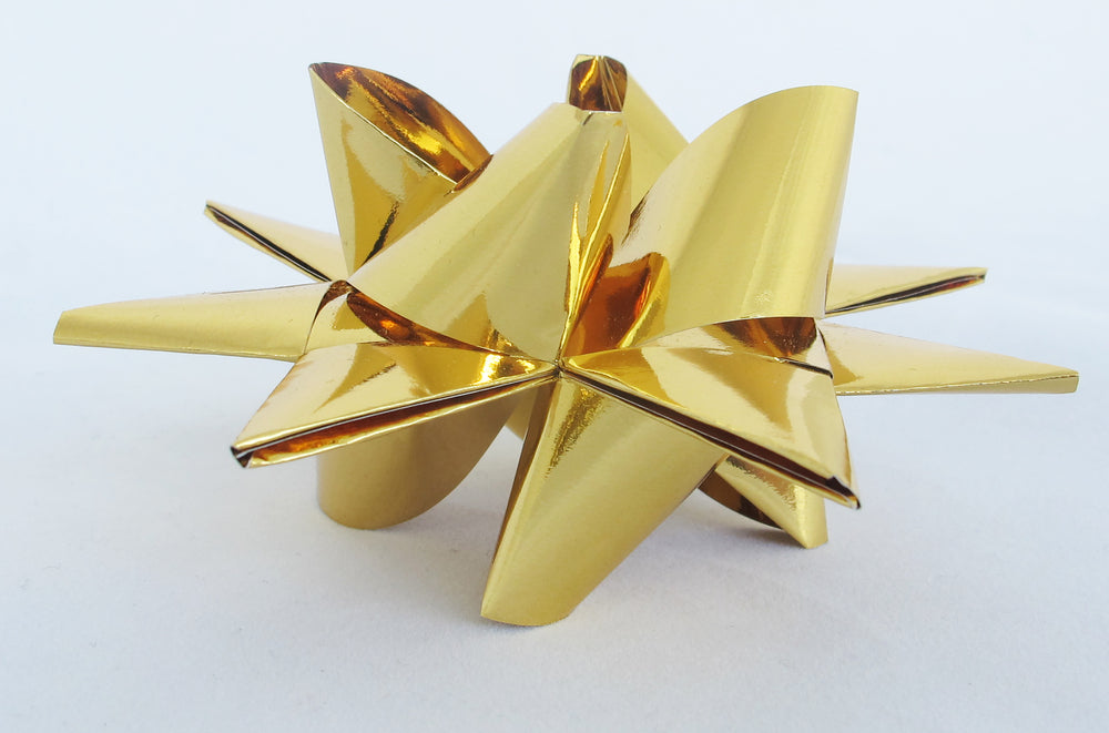 STJERNESTRIMLER GLITTER GULD 25 MM 20 STK