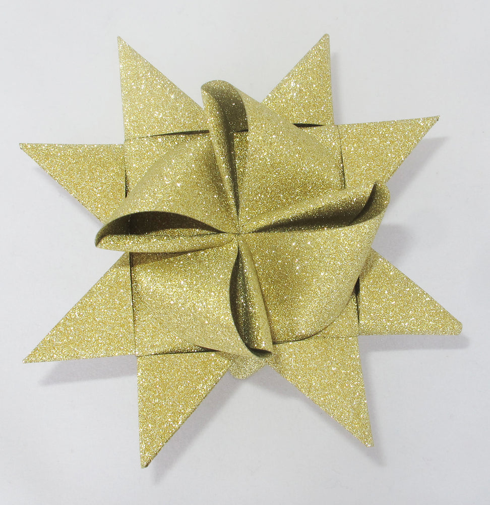 STJERNESTRIMLER GLITTER GULD 25 MM 20 STK