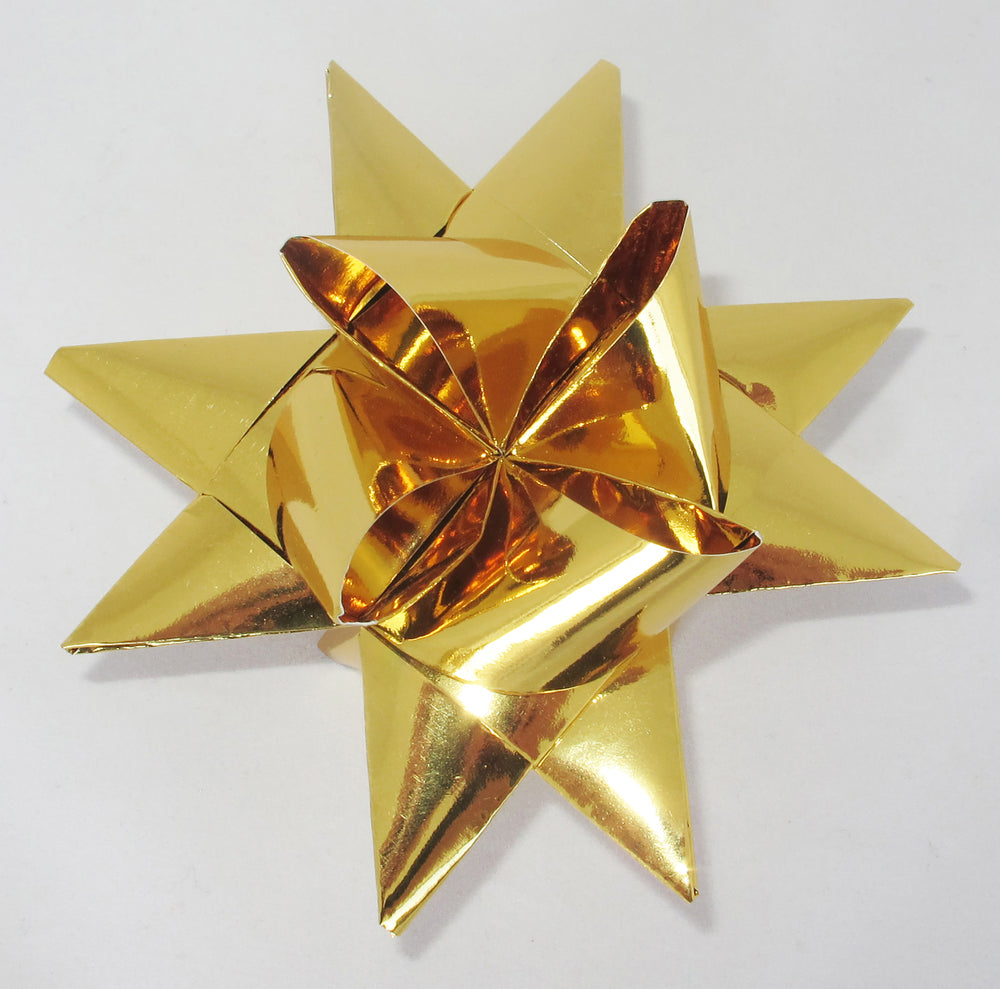 STJERNESTRIMLER GLITTER GULD 25 MM 20 STK