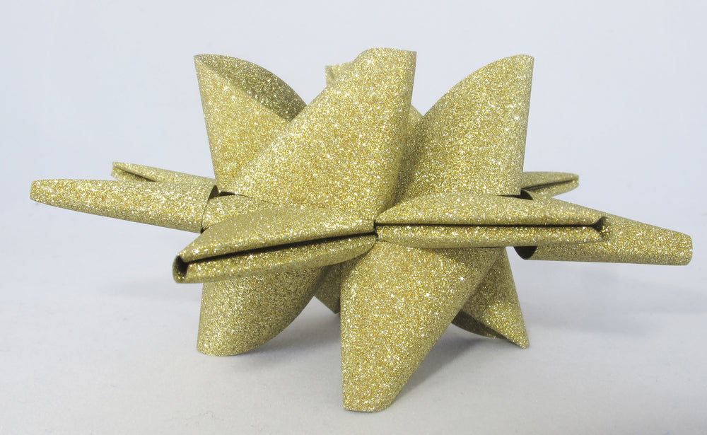 STJERNESTRIMLER GLITTER GULD 25 MM 20 STK