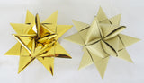 STJERNESTRIMLER GLITTER GULD 50 MM 12 STK