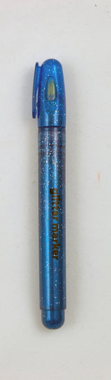 Glitter marker blå