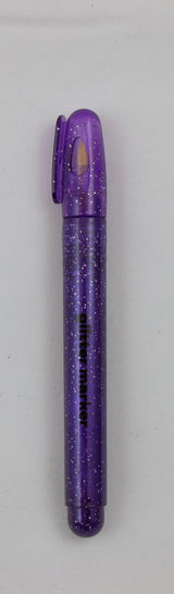 Glitter marker lilla