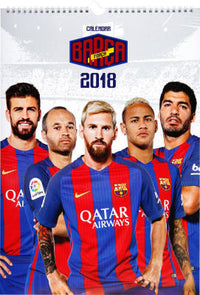 VÆGKALENDER 2018 FC BARCELONA