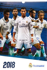 VÆGKALENDER 2018 REAL MADRID