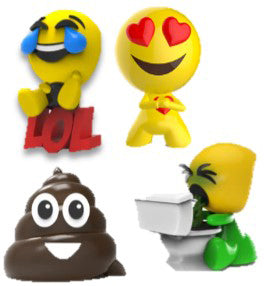 EMOJI ALLSTARZ FIGUR 9,5 CM.