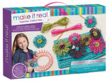 Raffia flower clutch