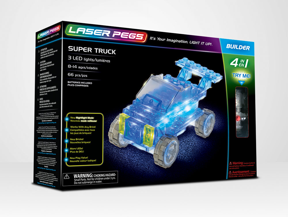LASER PEGS® 4 I 1 SUPER TRUCK