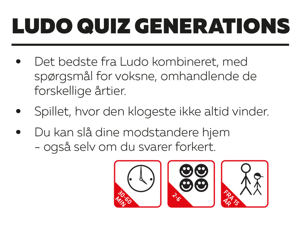 LUDO QUIZ GENERATIONS