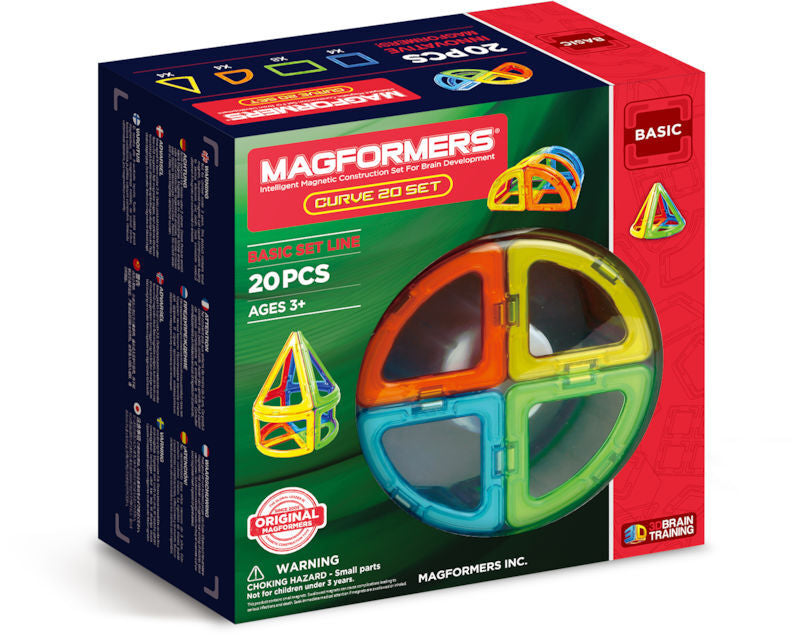 MAGFORMERS CURVE 20 SET