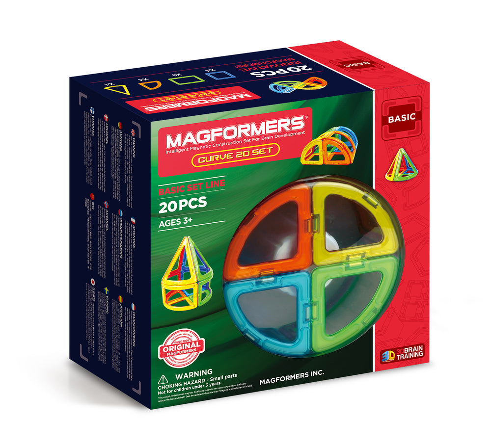 MAGFORMERS CURVE 20 SET