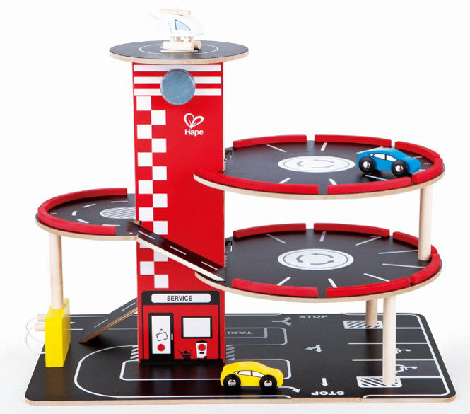 Hape race around garage