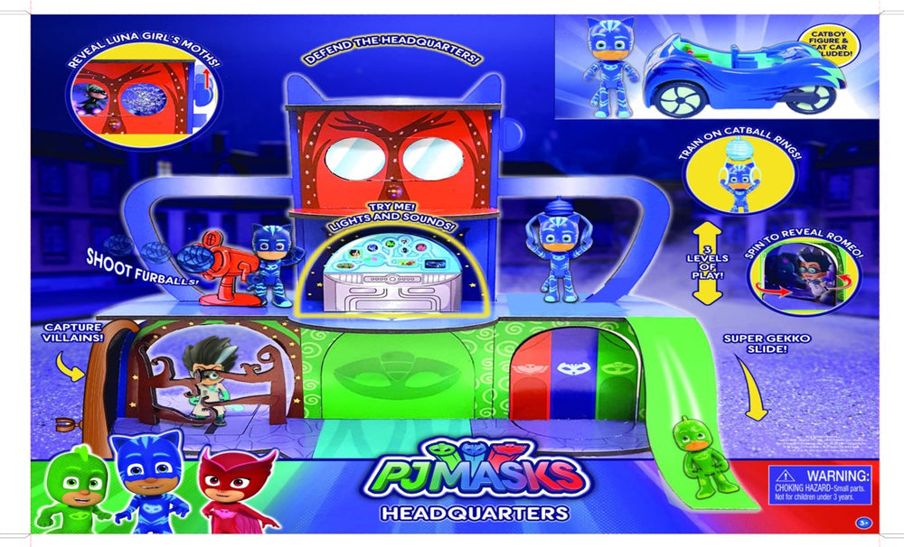 Pj masks headquarter playset