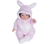 TINY TREASURE PINK COSY BUNNY OUTFIT