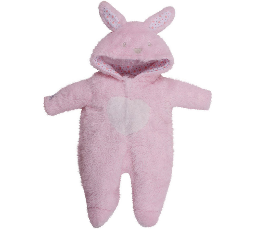 TINY TREASURE PINK COSY BUNNY OUTFIT