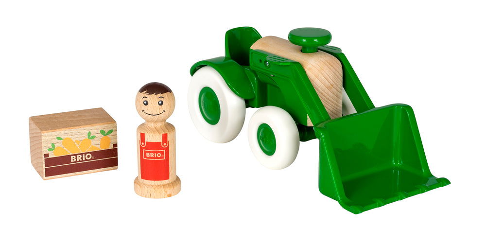 Brio traktor med frontlæsser