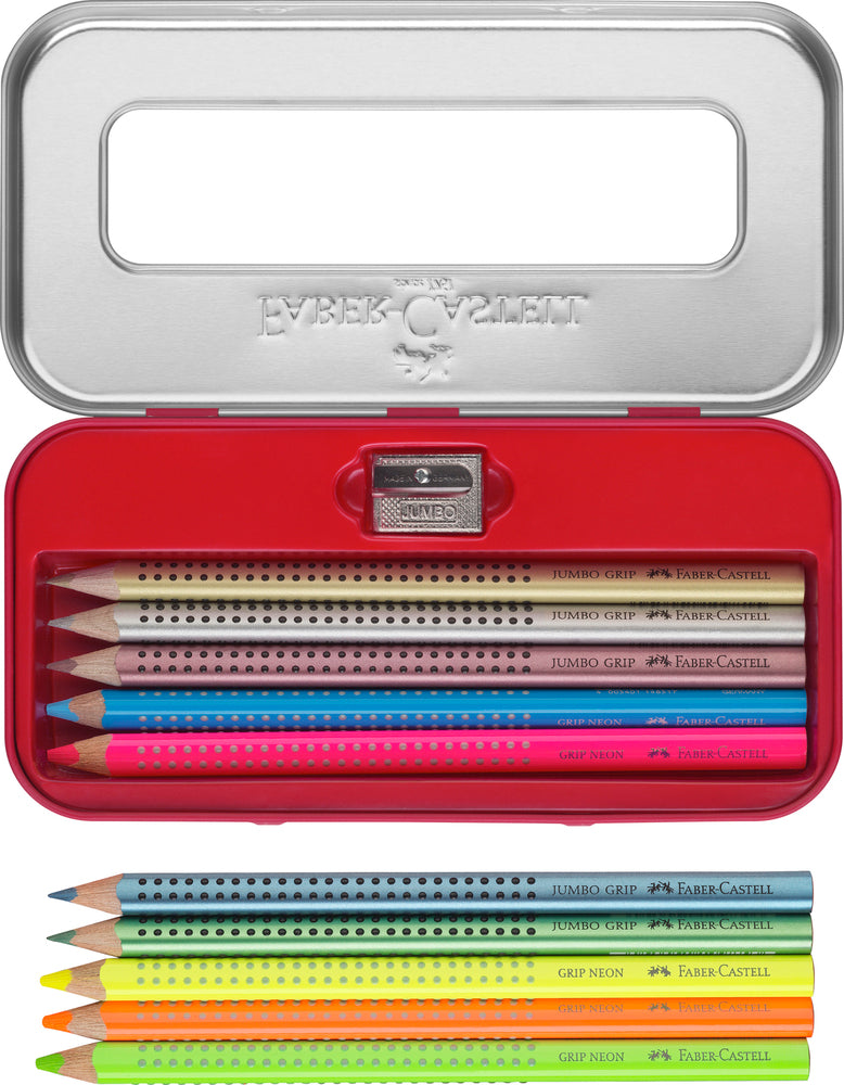 GAVEÆSKE JUMBO GRIP NEON + METALLIC