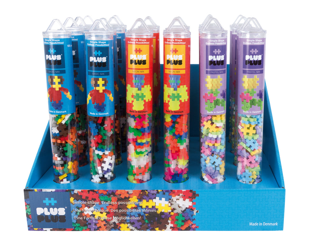 Plus-plus basic mix  tube 100 stk