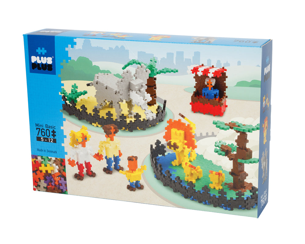 PLUS PLUS MINI BASIC 760 ZOO + DK FLAG