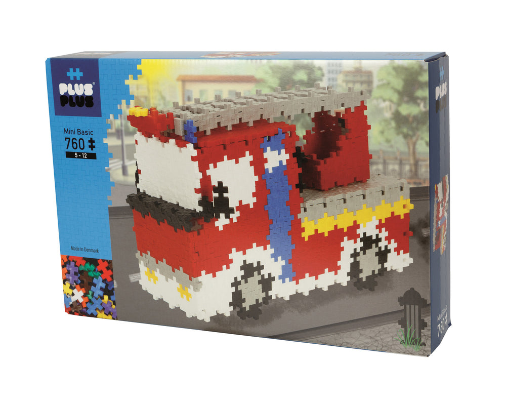 PLUS PLUS MINI BASIC 760 FIRE RESCUE+ DK FLAG