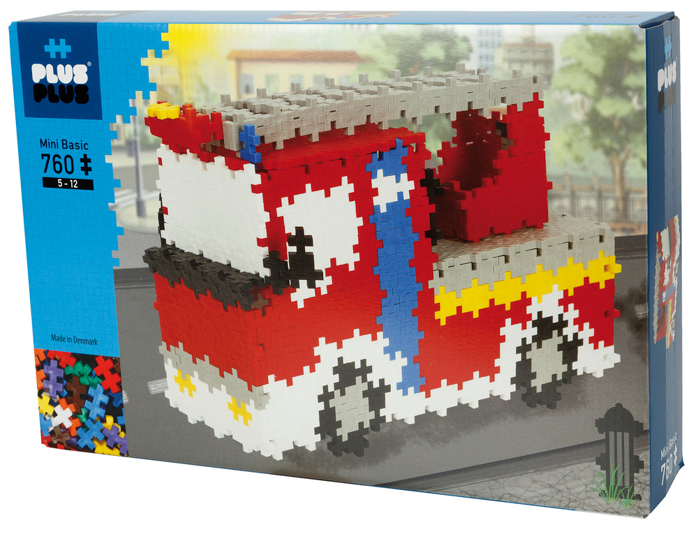 PLUS PLUS MINI BASIC 760 FIRE RESCUE+ DK FLAG