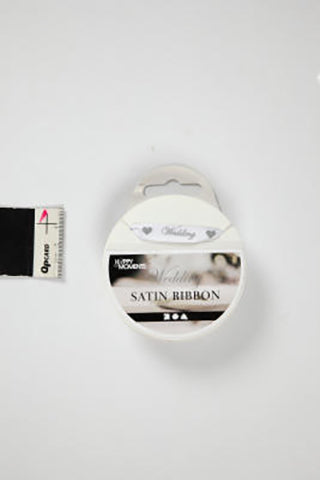 SATINBÅND 10MM 8M HVID