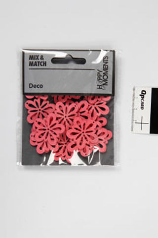 BLOMST DIA 27MM ROSA 20STK