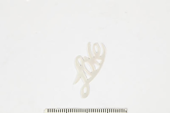 PAILLETTER 30X15MM 10G RÅHVID LOVE