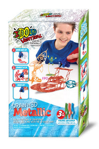 IDO3D VERTICAL METALLIC 3 PEN SET