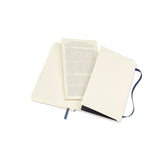 Notesbog Moleskine pocket blå m/192 linjerede ark soft