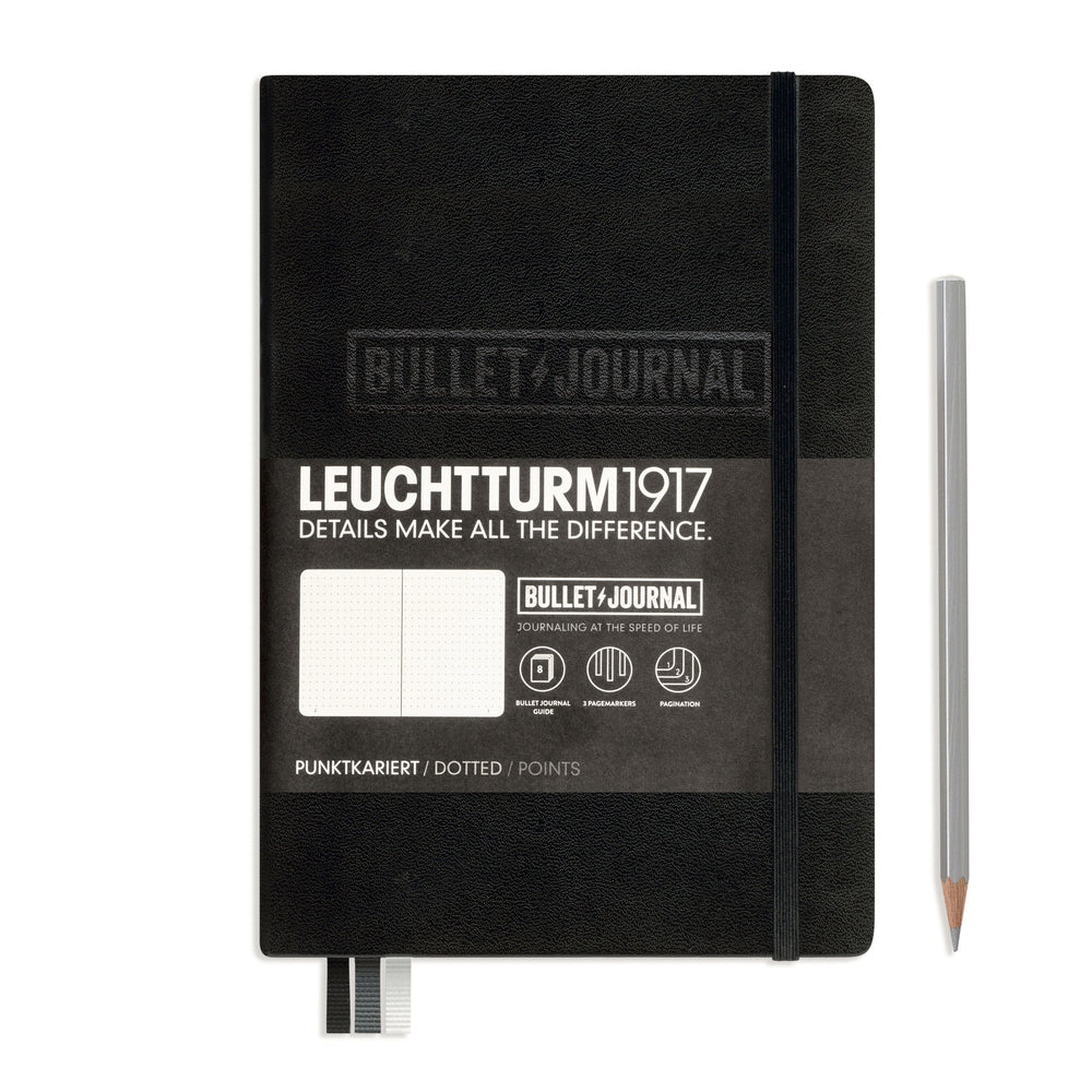 Notesbog bullet journal lt1917 A5 sort