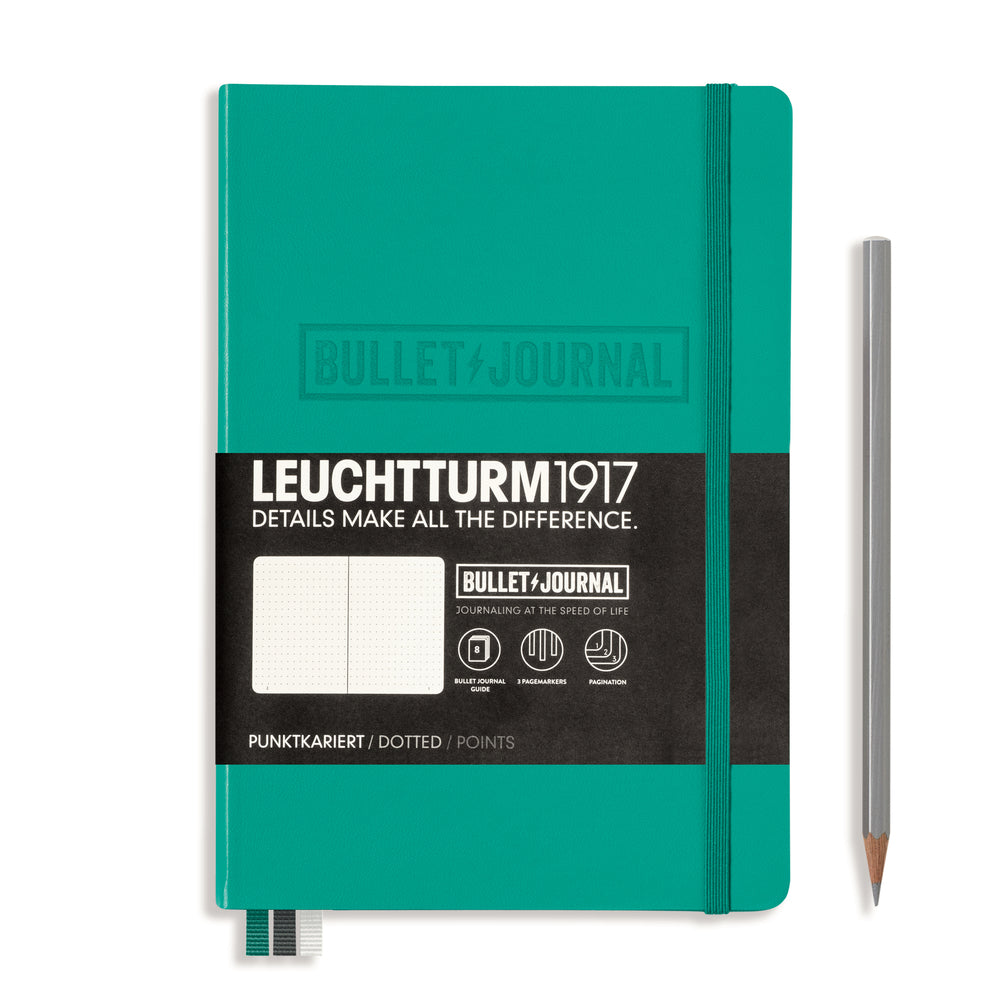 Notesbog bullet journal lt1917 A5 emerald